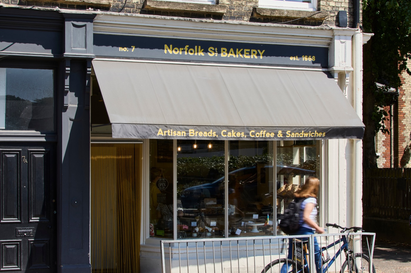 Norfolk St. Bakery shopfront on Station Road